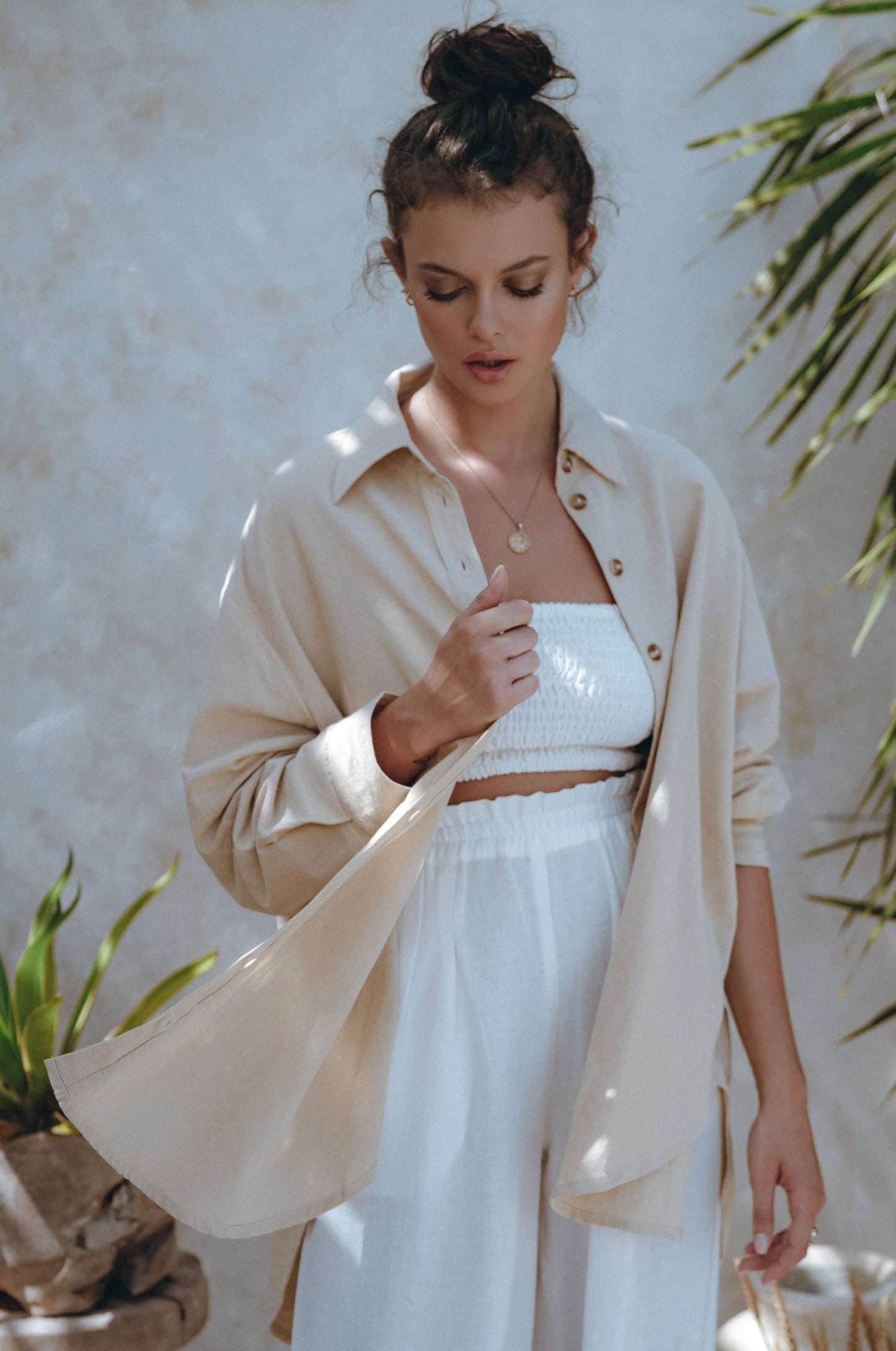 Romania Oversized Linen Shirt-6