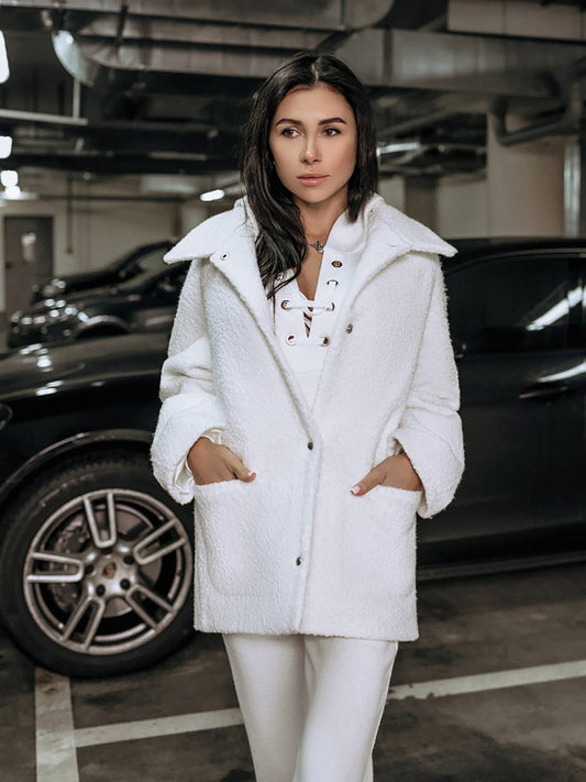 Oversized Warm Short Coat-1