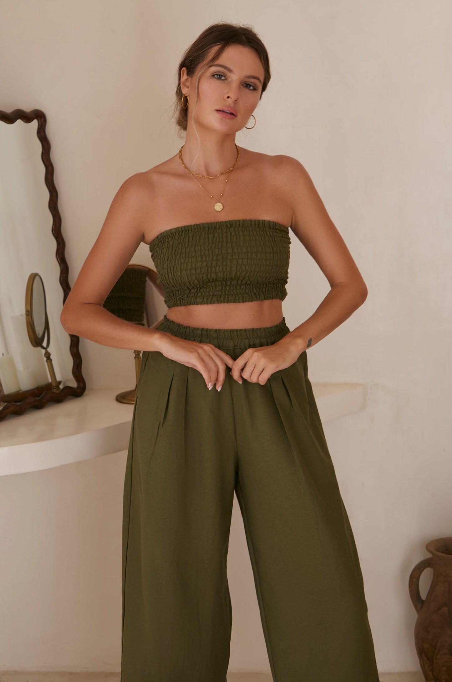 Fenzi Smocked Top (Sale)-1