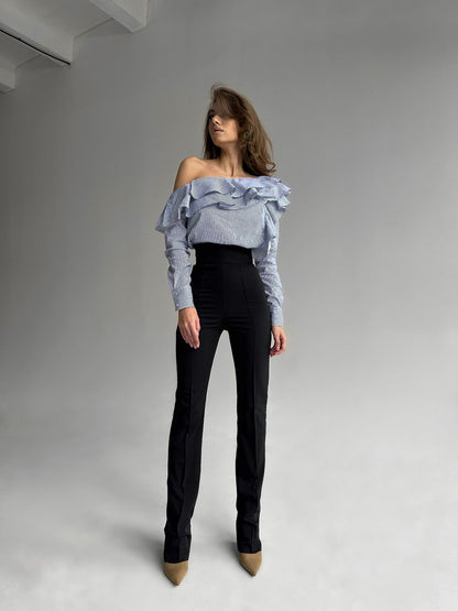 Casual Chic Symphony - White/Blue-4