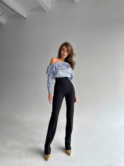 Casual Chic Symphony - White/Blue-2