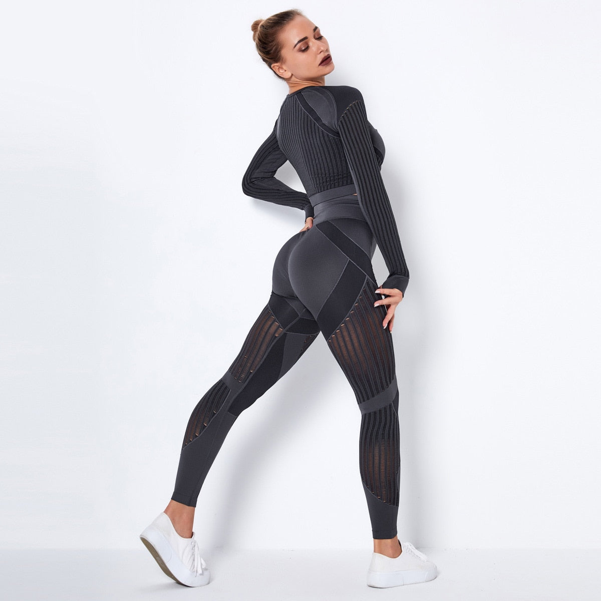 High Waist Yoga Pants Gym Leggings Sport Women Fitness Push Up Leggings Workout Running Tights Sexy Scrunch Butt Leggins-3