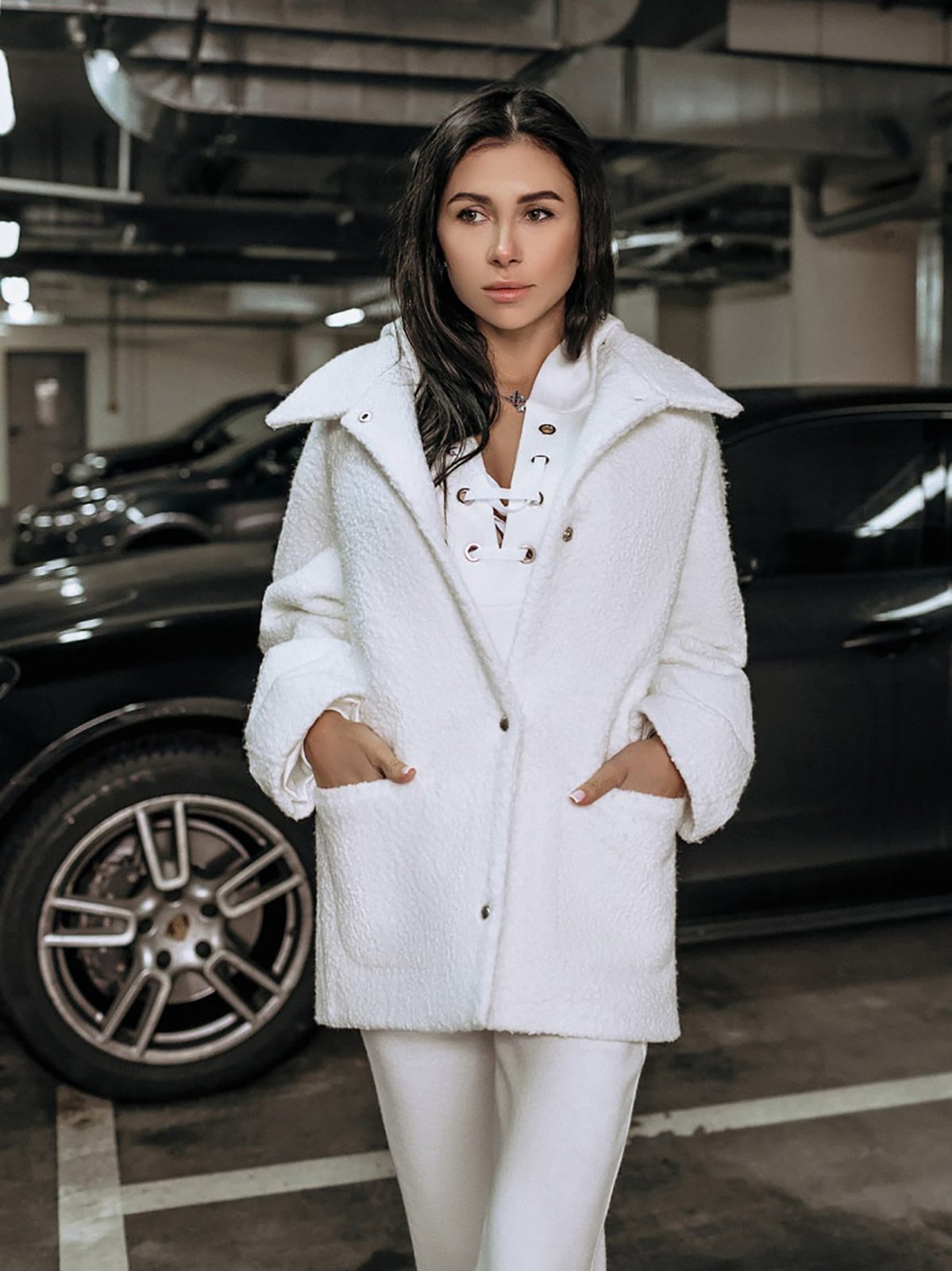 Oversized Warm Short Coat-1